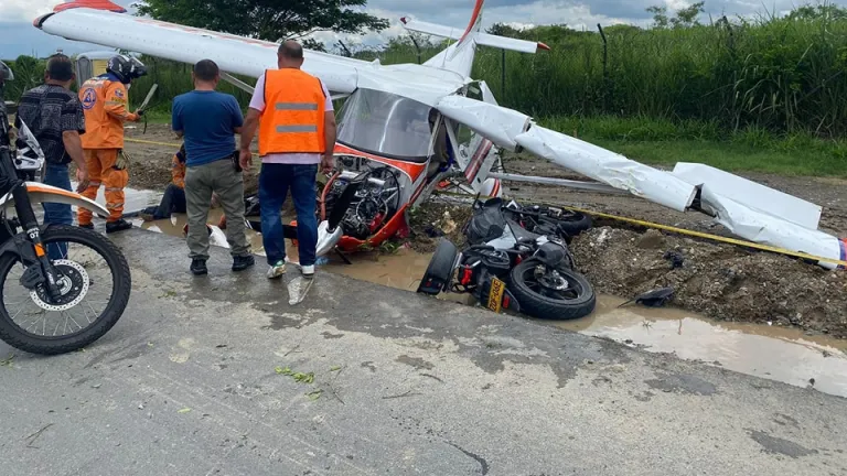 Accidente avioneta en Valle del Cauca: municipio y heridos