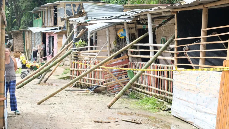 Deslizamiento de tierra cobró la vida de un adolescente en Calarcá, Quindío