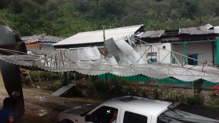Familias afectadas por invierno en Eje Cafetero