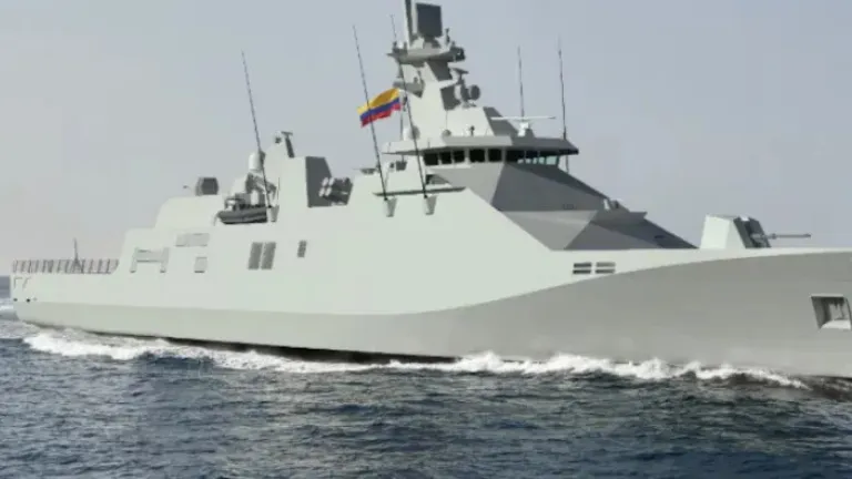  Colombia construye su primera fragata nacional