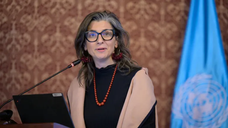 Francesca Albanese pidió romper vínculos con Israel y aplicar sanciones por ocupación ilegal en Gaza