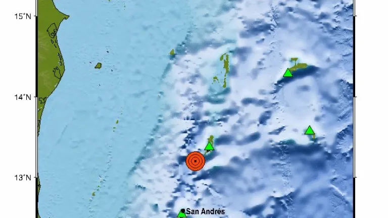 Sismo de 4.9 sacudió San Andrés y Providencia