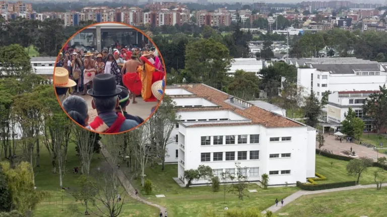 Estudiante cuenta un día de clases con la Minga en la Nacional