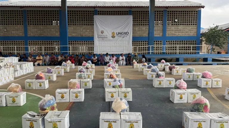 La UNGRD entregó ayudas humanitarias en la Guajira 