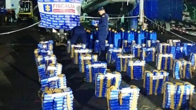 Ejército incautó dos toneladas de cocaína en operación en el Pacífico sur