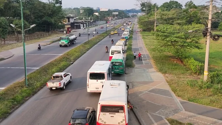 Movilidad Villavicencio: gremio de transporte colectivo levantó protesta