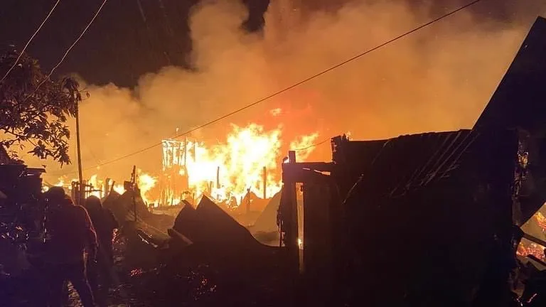 Incendio en Armenia 