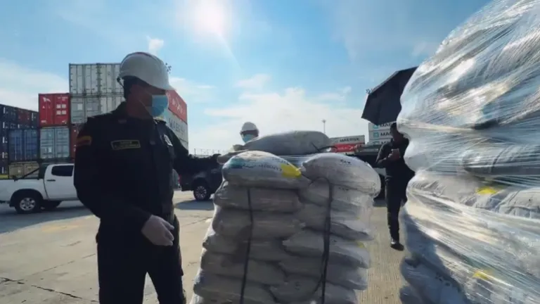 Cocaína incautada por la Policía
