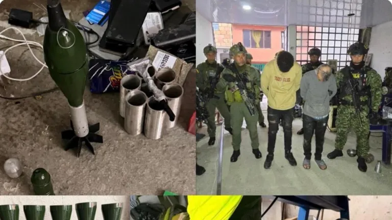 Incautan en Bogotá depósito clandestino dedicado a la fabricación de artefactos explosivos