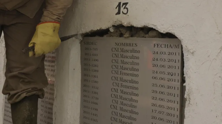 Intervención cementerio en Cali, recuperación víctimas de desaparición