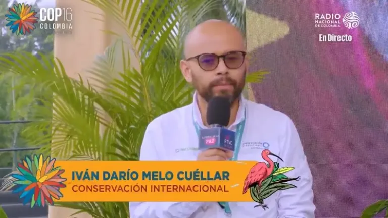 Ivan Dario Melo, ONG Conservación Internacional.