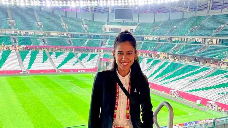 Jenny Ninck, colombiana que trabaja en FIFA 