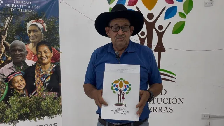 José Baudilio Montenegro restitución de tierras Meta