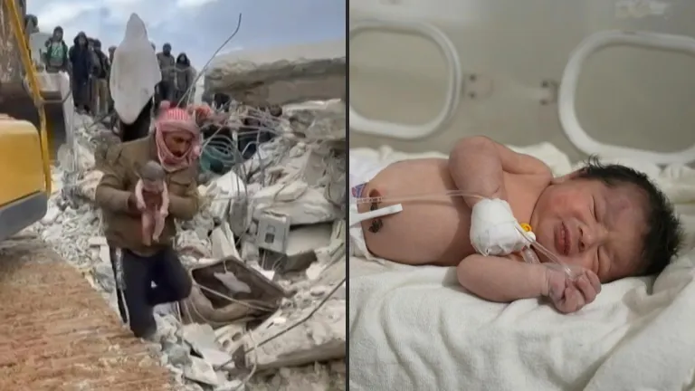 Bebé rescatada en Siria | Terremoto en Turquía y Siria 2023