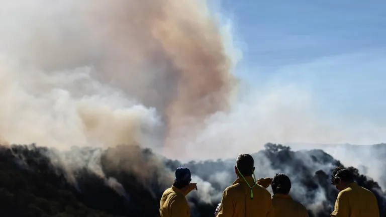 Incendio forestal en Malibú