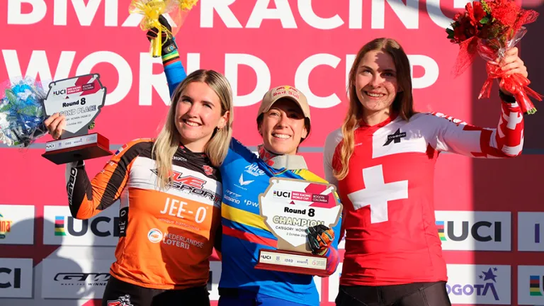 Mariana Pajón ganó medalla de oro en Copa Mundo de BMX