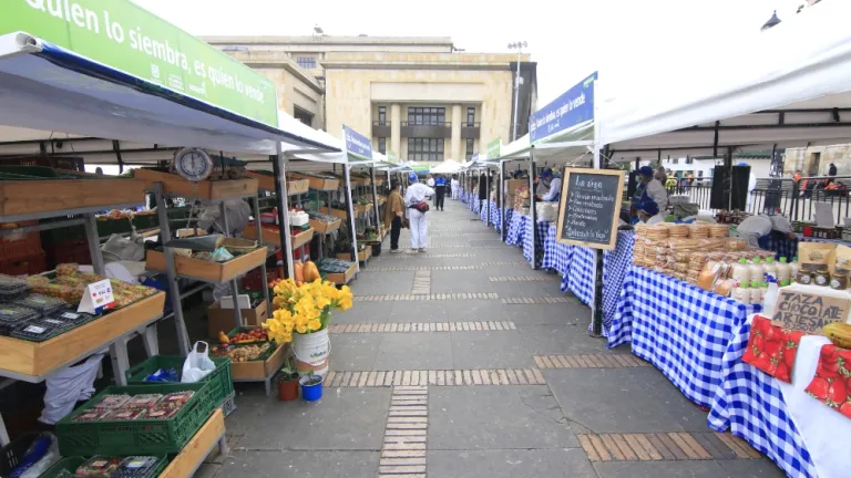 Celebran el Día del Campesino con mercados agrícolas en Plaza de Bolívar