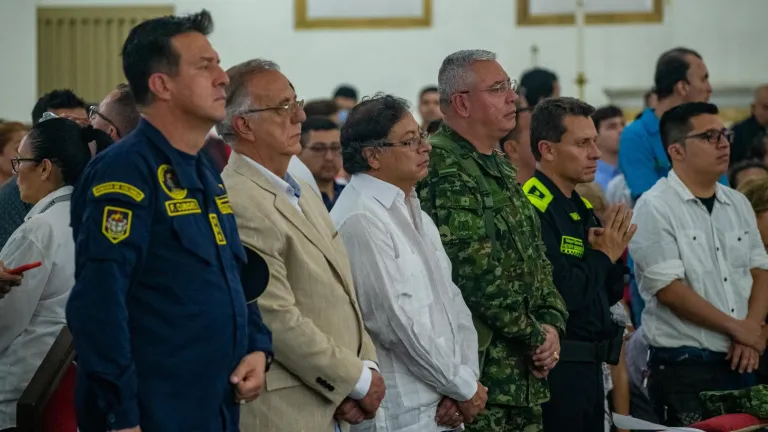 Sepelio policías asesinados en Neiva 