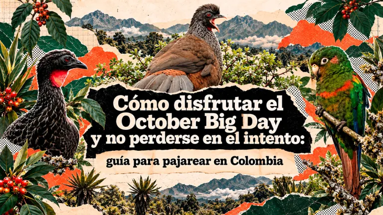 October Big Day 2026 Colombia reúne jornadas de avistamiento de aves en diferentes regiones