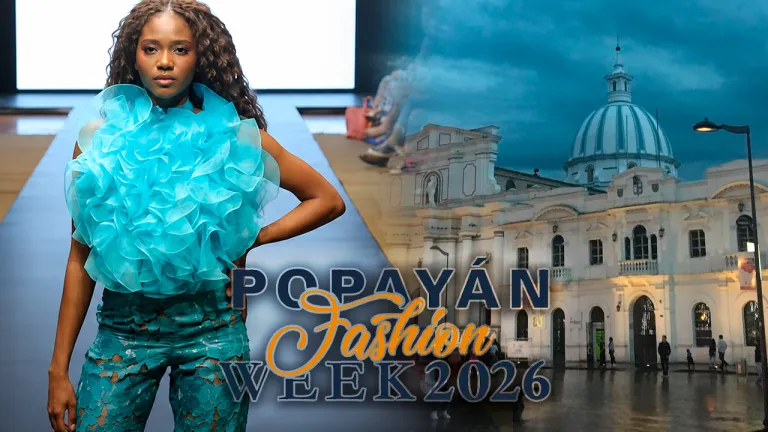 Popayán Fashion Week 2026 reúne propuestas de diseño, identidad territorial, sostenibilidad y saberes artesanales en el Parque Caldas.