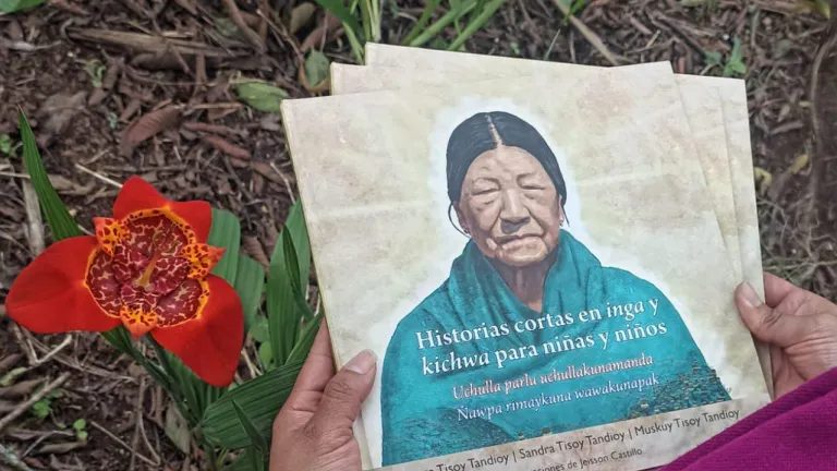 Libro para niños del pueblo Inga en Putumayo 