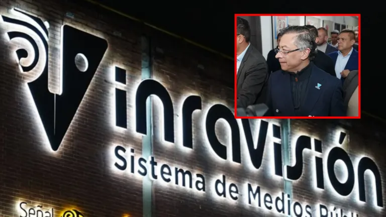 Presidente Petro habló desde el recuperado estudio de Inravisión