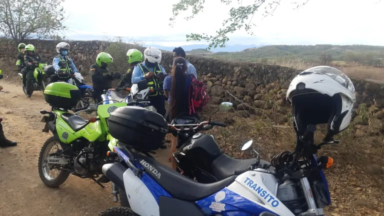 Personas fugadas de un CAI en Neiva
