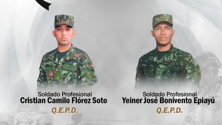 Huila: soldados muertos tras combates