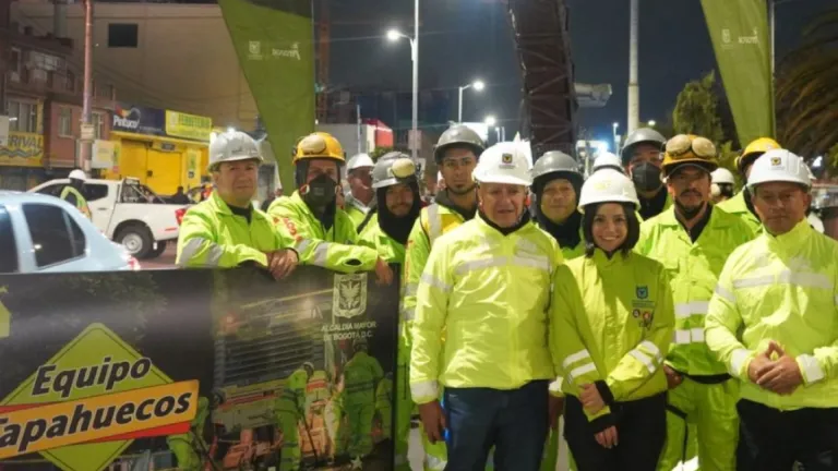 Bogotá: nuevo equipo tapahuecos