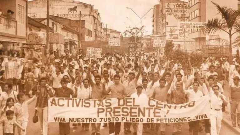 Historia de la lucha laboral en Colombia