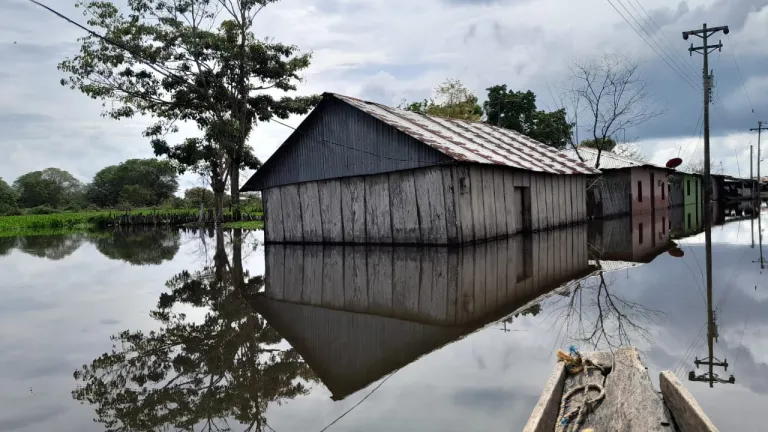 Ola invernal deja más de mil damnificados en Achí, Bolívar
