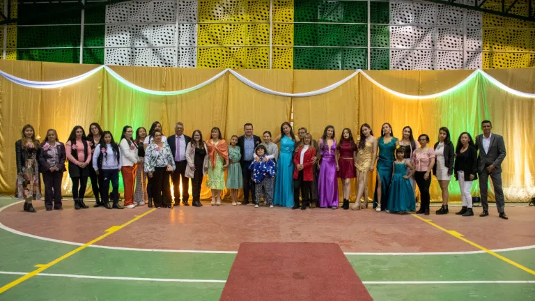 Desfile de modas en Chipaque, Cundinamarca