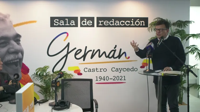 RTVC: Nueva sala de redacción Germán Castro Caycedo 