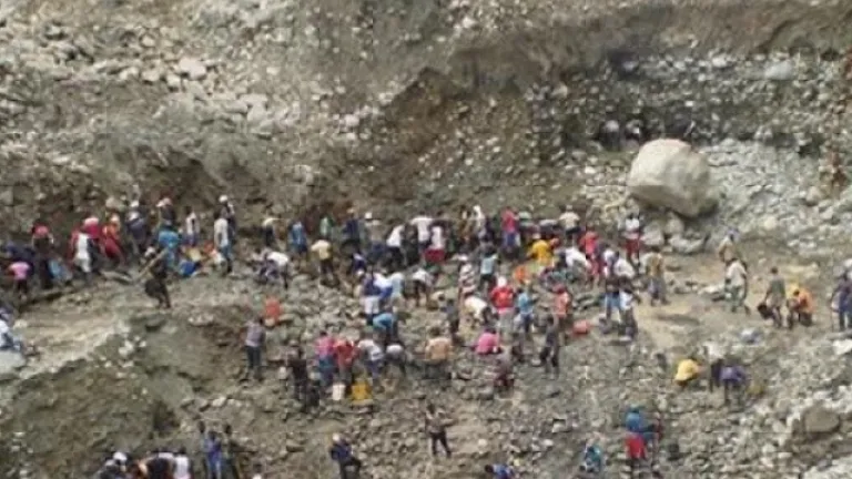 Derrumbe de mina en Cauca