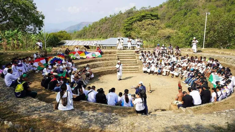 Encuentro de Juegos Ancestrales: comunidades indígenas en Sierra Nevada