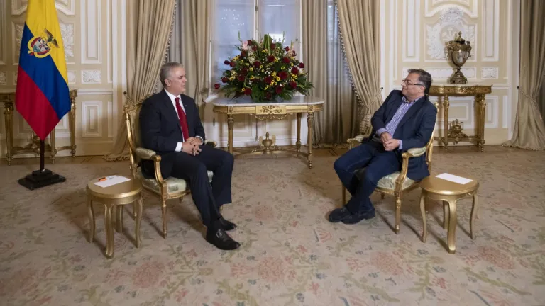 Reunión Duque y Petro: empalme del nuevo Gobierno