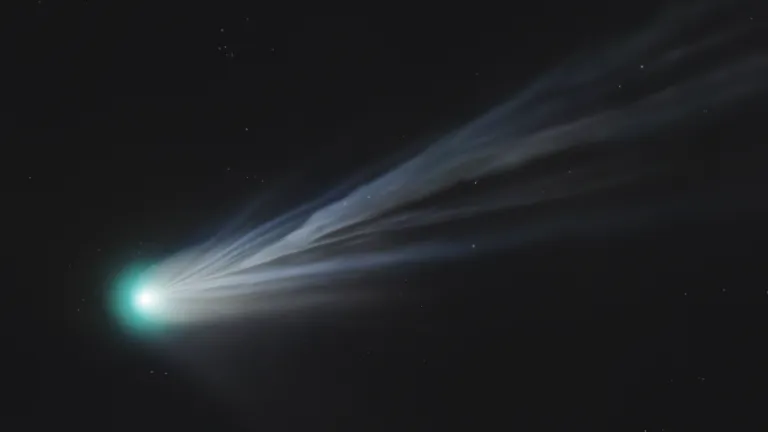 ‘cometa diablo’ (Pons-Brooks) al atardecer