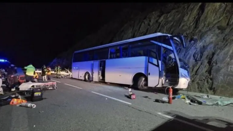 Accidente de autobús con colombianos en Francia