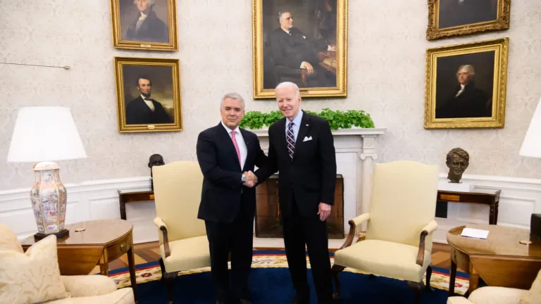 Encuentro Duque - Biden en la Casa Blanca