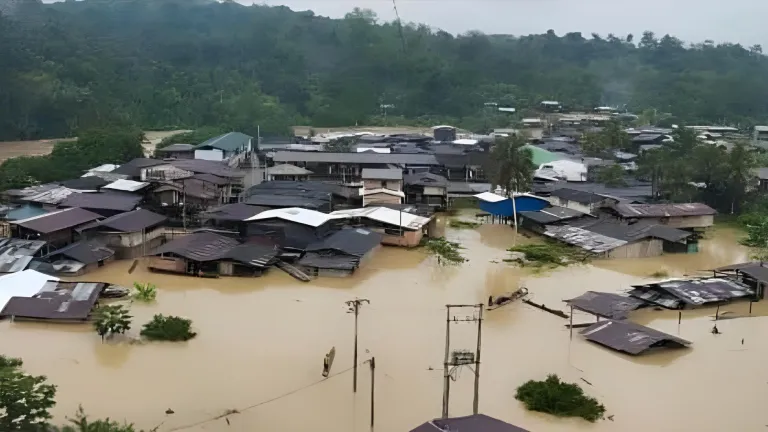 Bojayá, uno de los municipios de Chocó con mayor afectación por la ola invernal en Colombia