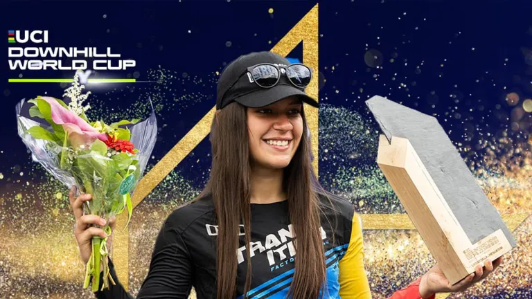 Valentina Roa se coronó campeona de la Copa Mundo de Downhill 