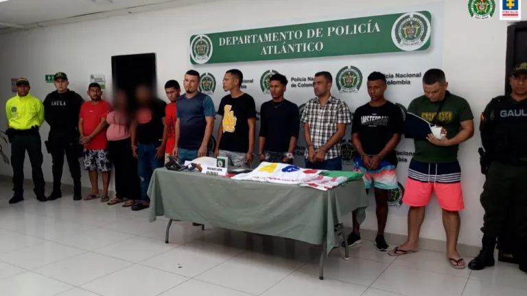 Judicializan a once presuntos miembros del Clan del Golfo en el Atlántico