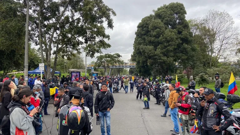 Protesta de motociclistas en Bogotá: reclamos y peticiones del gremio