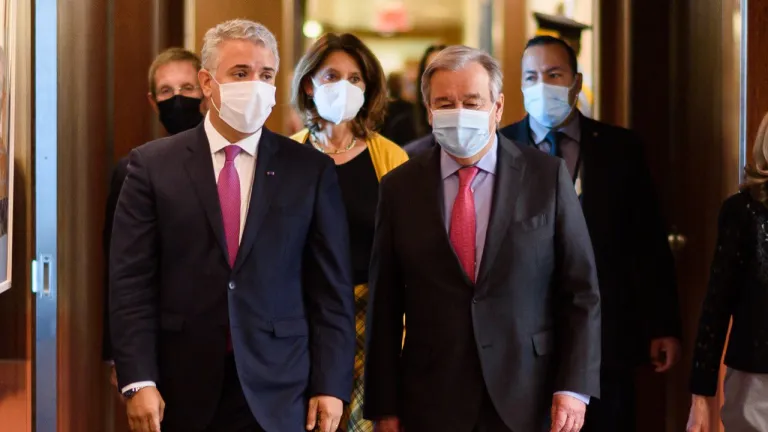 Presidente Duque en la ONU habla sobre implementación de la Paz