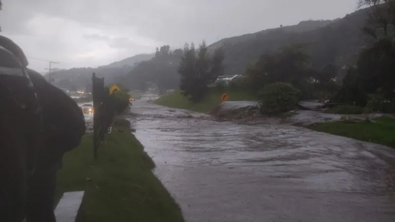 Temporada de lluvias: 90 municipios en Cundinamarca con alerta de deslizamiento