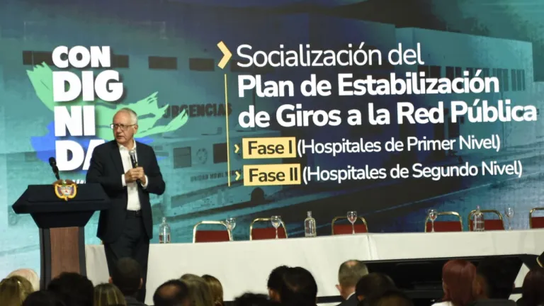 Gobierno nacional anuncia plan de giros a hospitales públicos 