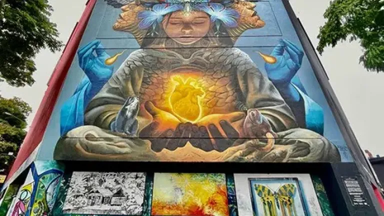 Colombia gana premio mundial por mural de la ancestralidad en Pereira