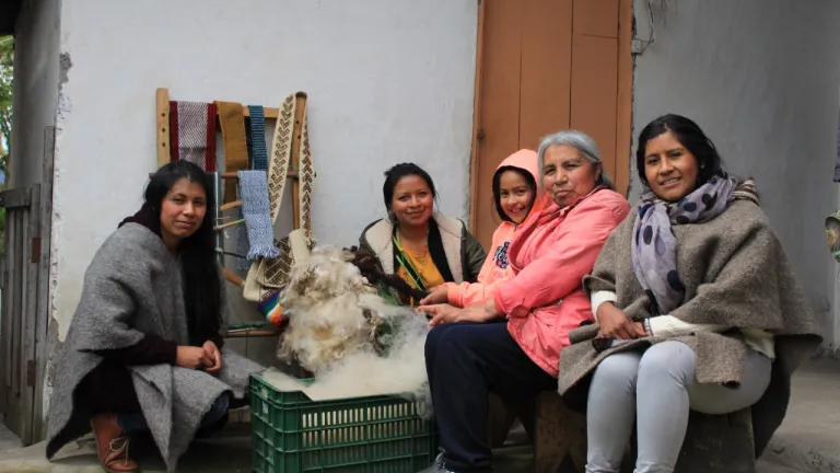 Mujeres indígenas pastos
