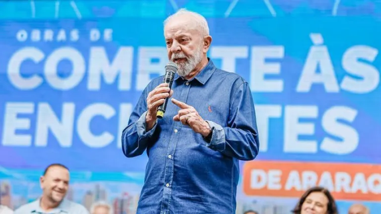Presidente de Brasil, Luiz Inácio Lula da Silva.
