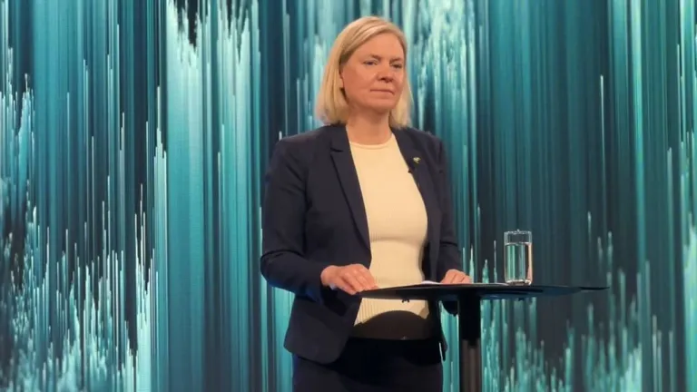 Dimite la primera ministra de Suecia, Magdalena Andersson